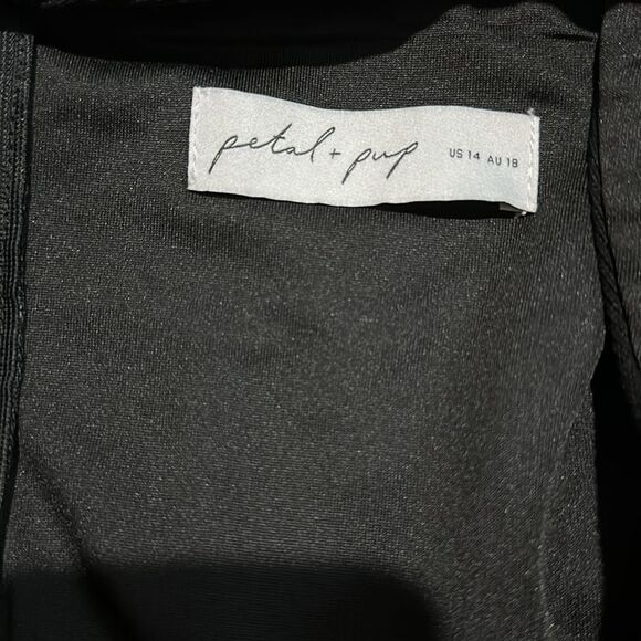 Petal + Pup NWT ANGELUS JUMPSUIT in black size 14 - Picture 8 of 9